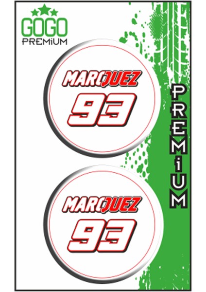 Seven Kardeşler 93 2 (5x5) Ikili Damla Etiket (De068)