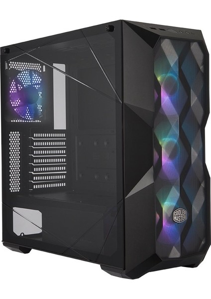 Coolermaster Masterbox TD500 Tg Siyah 650W 80+ Bronze 4X12CM Argb Fanlı Mesh Ön Panel Pencereli Midtower Kasa