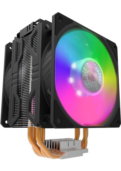 Coolermaster Hyper 212 Dual Sickleflow 2X120MM Argb LED Fanlı Cpu Soğutucusu RR-212TK-18PA-R1