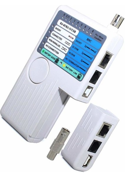 PrimeX Plus PX-3990 RJ45/RJ11/USB/BNC Remote Ultra Çoklu Kablo Test Cihazı