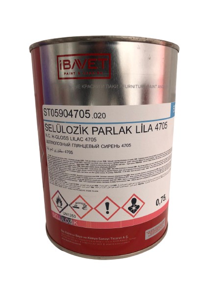Ibavet Selülozik Parlak Krom Sarı 0,75 Lt