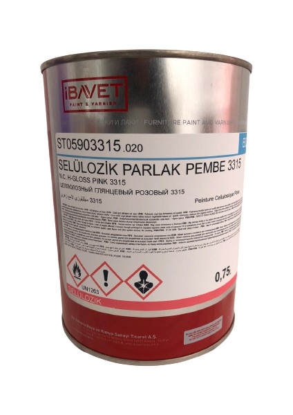 Ibavet Selülozik Parlak Krom Sarı 0,75 Lt