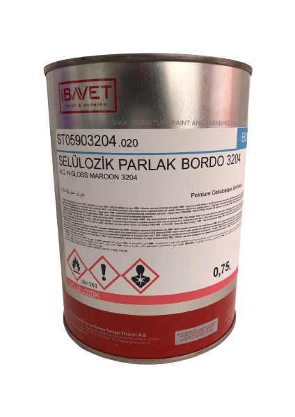 Ibavet Selülozik Parlak Krom Sarı 0,75 Lt