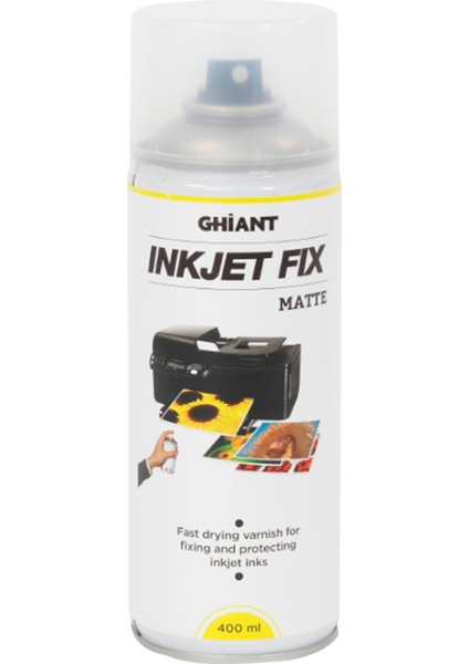 -Injket Fix Fotoğraf Baskısı Için 400 ml Sprey Koruma-Mat