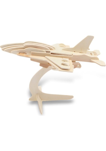 Ahşap Maket F16 Fighter Plane 3D Maket