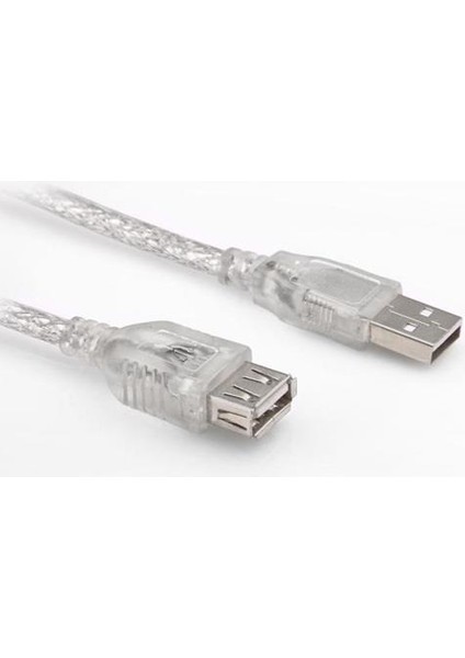 ZK-4500/3M Usb2.0 3 mt Şeffaf Uzatma Kablo Mor