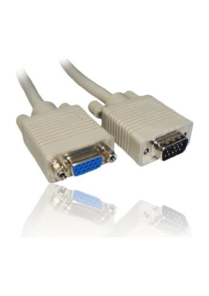 VGA Dişi+Vga Erkek 5 mt VGA Uzatma Kablosu