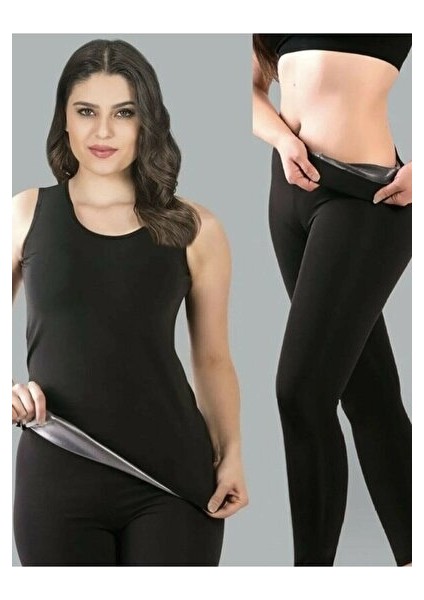 743 Termal Sauna Takım Siyah