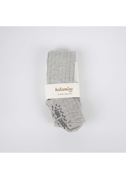 Yankı Kaydırmaz Taban Kız Bebek Külotlu Çorap