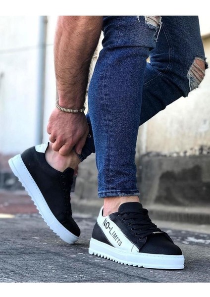 Wagoon WG027 Siyah Beyaz No Limit Erkek Casual Ayakkabı