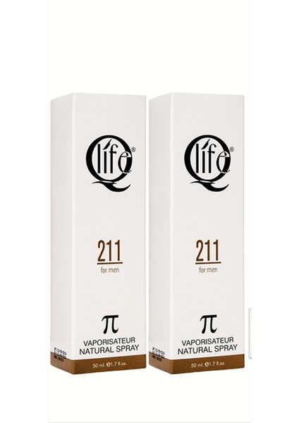 Erkek Parfümü NO:211 50CC 2li Set