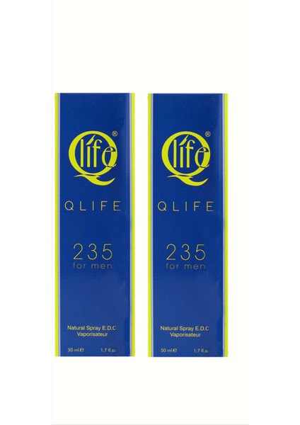 NO:235 Edc 50 ml + 50 ml 2'li Erkek Parfüm