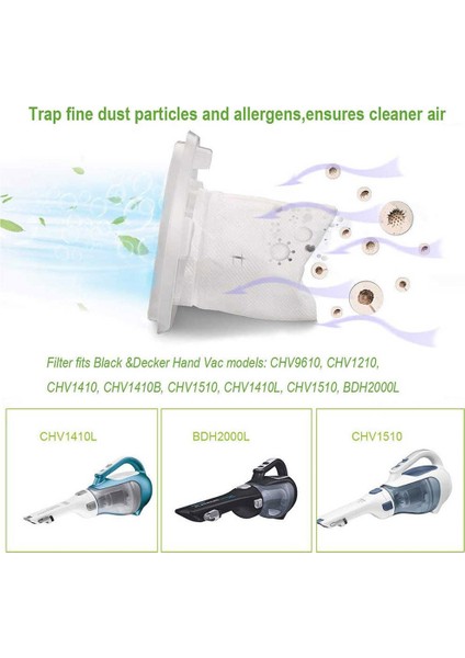 Black & Decker Dv 4800 N Elektrikli Süpürge Toz Filtresi modelleri
