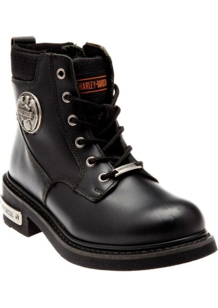 Jim Erkek(Unisex) Siyah Deri Bot 025M100128