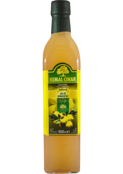 Katkısız Alıç Sirkesi 500 ml