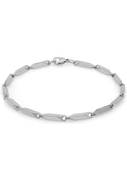 Silver Renk 317L Çelik Singapur Bileklik modelleri