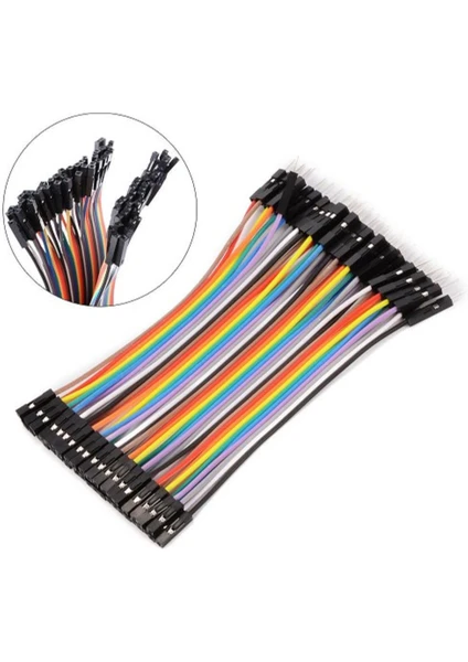 10CM 40 Pin Dişi Erkek Dupont Kablo Breadboard Jumper