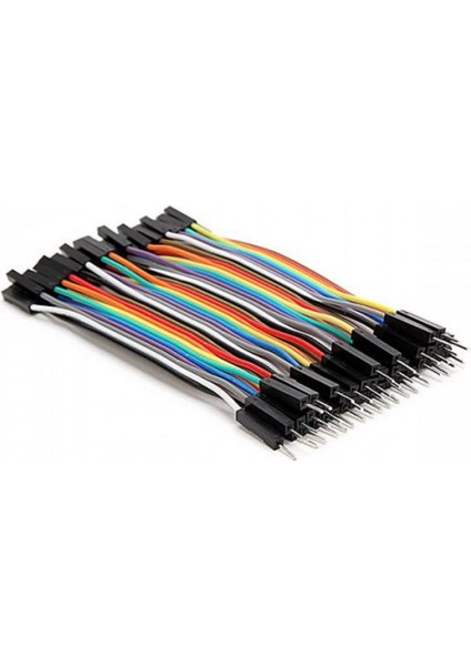 10CM 40 Pin Dişi Erkek Dupont Kablo Breadboard Jumper