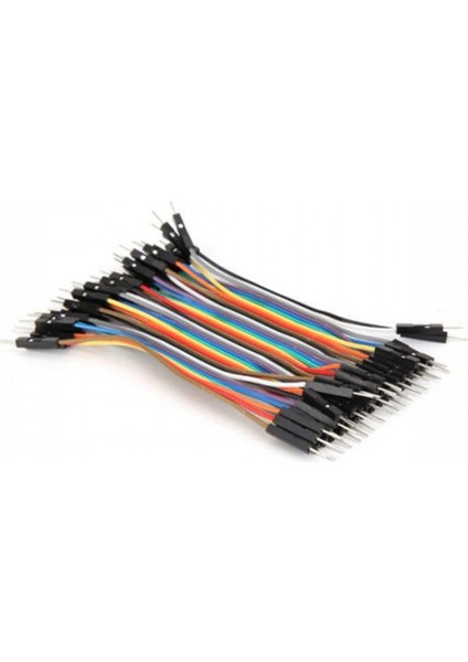 10CM 40 Pin Erkek Erkek Dupont Kablo Breadboard Jumper