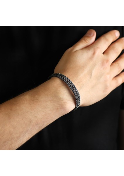 El Işçiliği Saten Örgülü 1000 Ayar Gümüş Kazaz Bileklik fiyatları