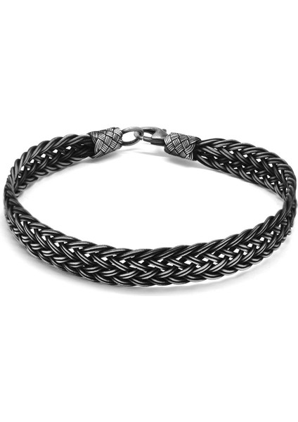 El Işçiliği Saten Örgülü 1000 Ayar Gümüş Kazaz Bileklik modelleri