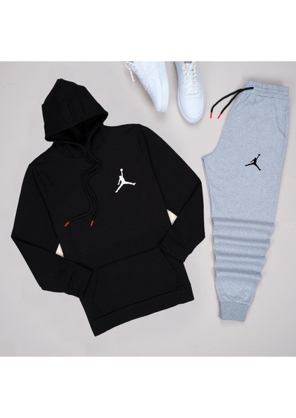 Siyah Jordan Esh Gri Jrd Eşofman Takımı