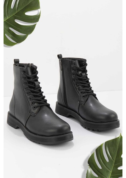 Siyah Kadın Bot & Bootie K02792500409