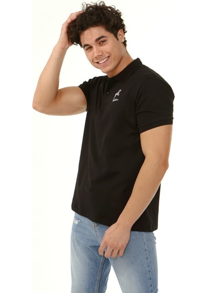 Polo Yaka Arma Baskı T-Shirt fırsatları
