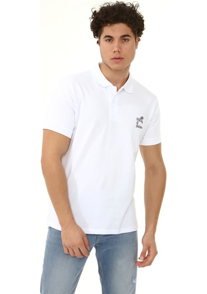 Polo Yaka Arma Baskı T-Shirt fiyatları