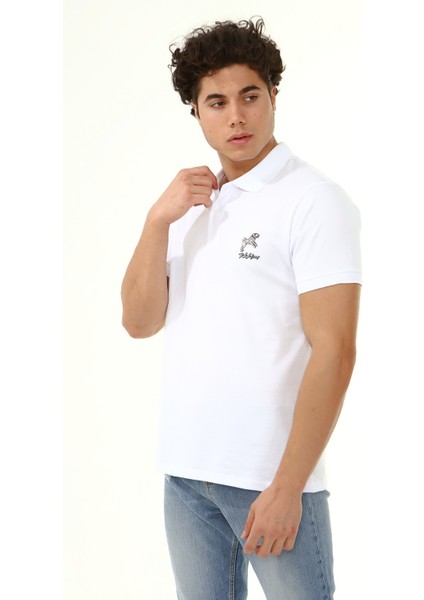 Polo Yaka Arma Baskı T-Shirt modelleri
