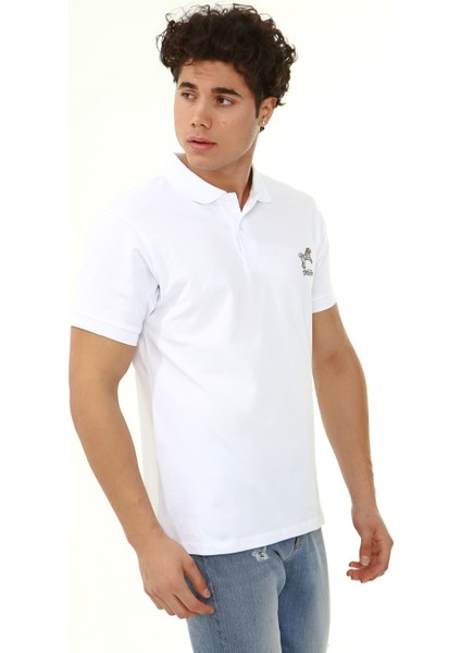 Polo Yaka Arma Baskı T-Shirt fırsatları