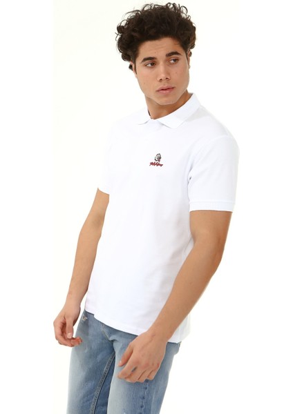 Polo Yaka Arma Baskı T-Shirt modelleri
