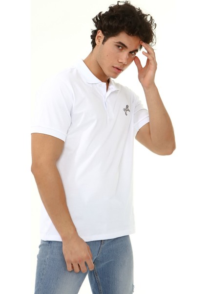 Polo Yaka Arma Baskı T-Shirt modelleri