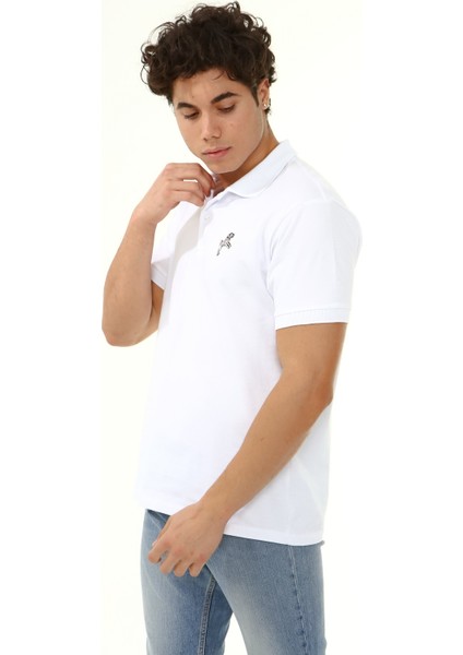 Polo Yaka Arma Baskı T-Shirt fırsatları