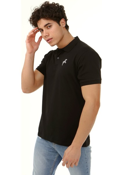 Polo Yaka Arma Baskı T-Shirt fırsatları