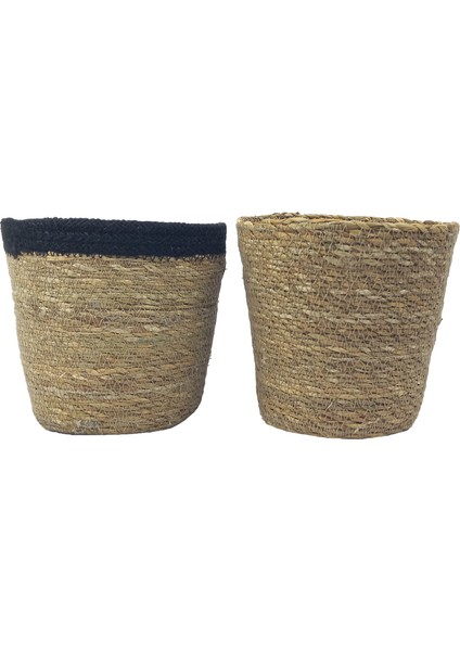 Midi Sepet Ikili Set (Siyah-Doğal) modelleri