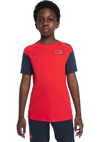 Cr7 Y Nk Df Top Ss Unisex Kırmızı T-Shirt - DA5595-673