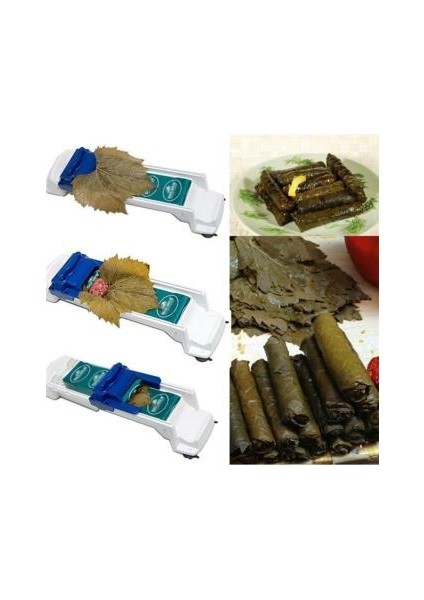 3 Kademeli Kalınlık Ayarlı Pratik Yaprak Sarma Makinesi