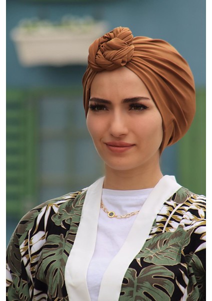 Tasarım Bone Caremel - Yeni Model Tesettür Giyim fiyatları