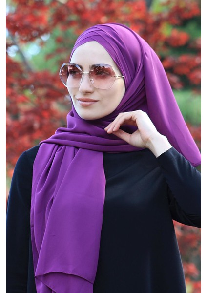 Üç Bantlı Şal Şarabi (Hazır Model) - Yeni Model Tesettür Giyim