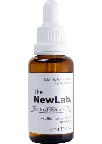 The NewLab. Aydınlatıcı Cilt Tonu Eşitleyici C Vitamini Serum( %10 Ascorbic Acid, Niacinamide, Panthenol) Nl02