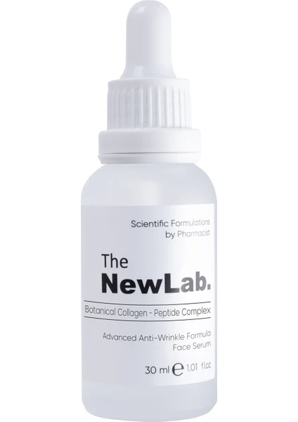 The NewLab. Ince Çizgi ve  Için Yüz Serumu Botanical Collagen + Peptide Complex 30 ml