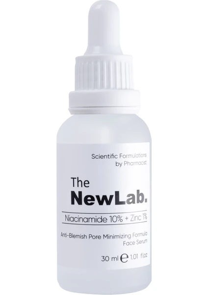 The NewLab. Gözenek Sıkılaştırıcı Ve Sivilce Karşıtı Cilt Bakımı Serumu 30 ml (NİACİNAMİDE 10% ZİNC 1%)