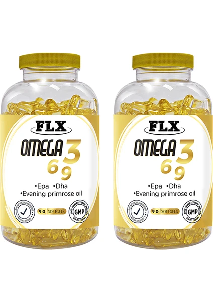 Flx Omega 3-6-9 Balık Yağı 2 X 90 Softgel