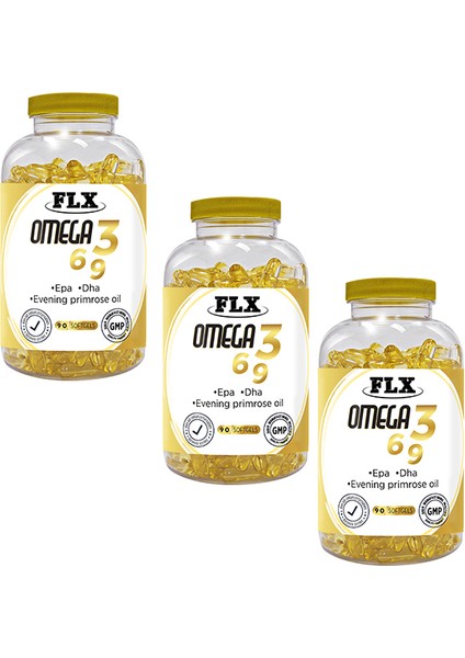 Omega 3-6-9 Balık Yağı 3 X 90 Softgel