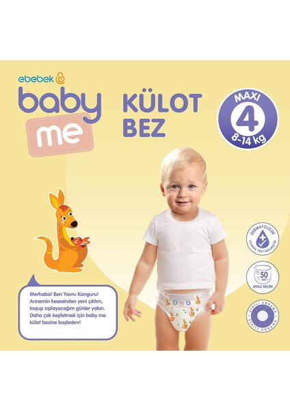 Baby Me Külot Bez Maxi 4 Numara 8-14 kg 50 Adet