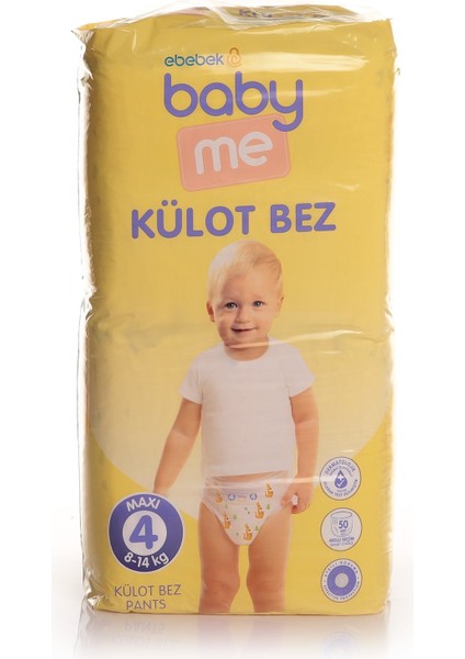 Baby Me Külot Bez Maxi 4 Numara 8-14 kg 50 Adet