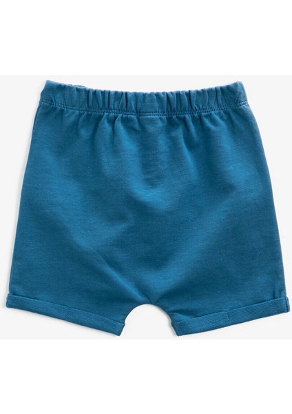 Erkek Bebek Baskılı Şort Pamuklu Belden Bağlamalı fiyatları
