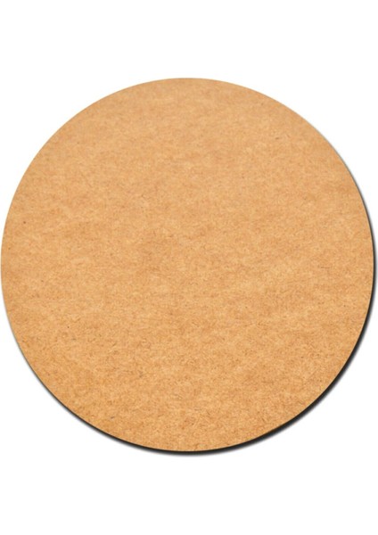 30 cm Çap 3 mm (2.7 Mm) Ham Mdf Duralit Daire Plaka Supla Tabanı 1 Adet