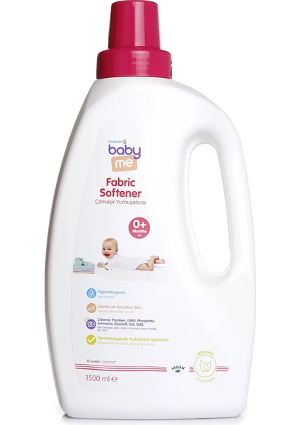 Baby Me Bebek Çamaşır Yumuşatıcı 1500 ml